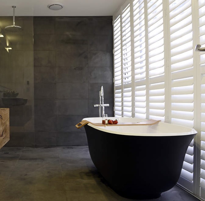 Badkamers met voorbeelden shutters Badkamers met voorbeelden shutters
