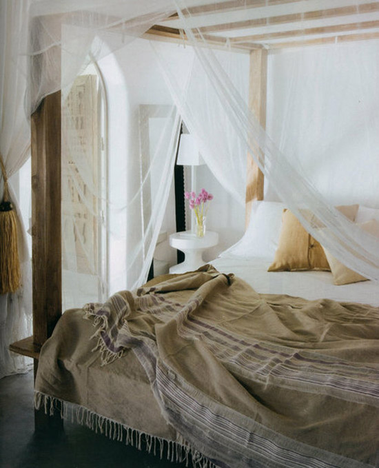 Een romantische slaapkamer