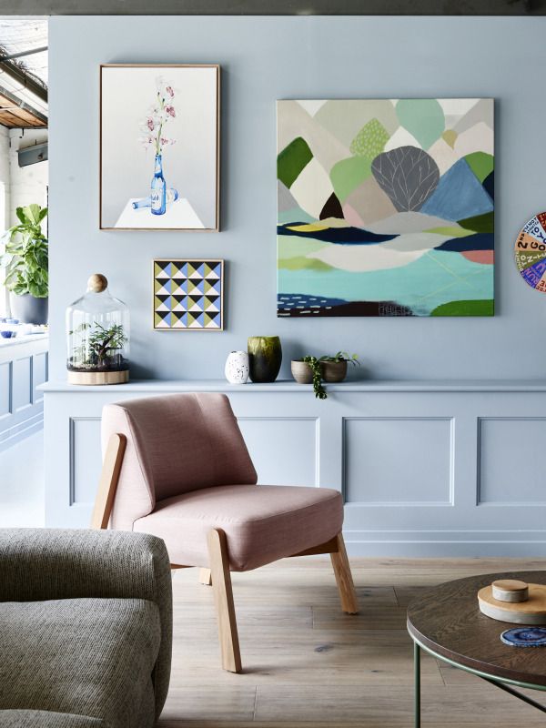 Blauwe muurverf Flexa Midden Iris