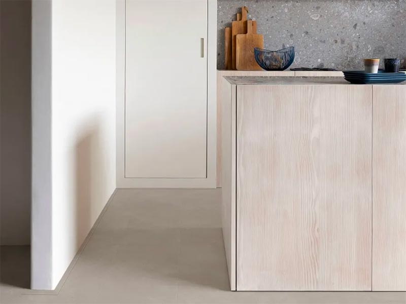 Keuken met PVC vloer Moduleo Roots 0.55 azuriet 46935