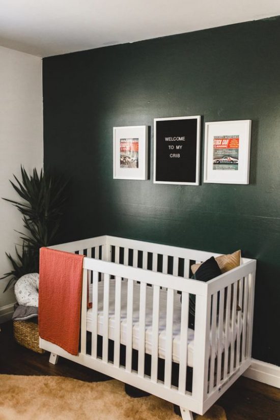 Donker Rode Muur 30x Donkergroene muur – Wooninspiratie