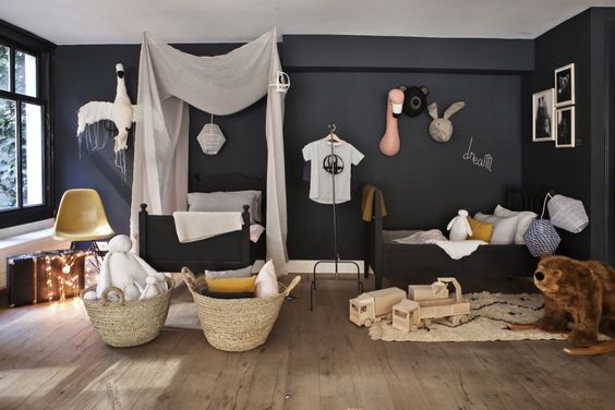 Een gedeelde kinderkamer Een gedeelde kinderkamer