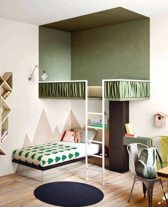 Een gedeelde kinderkamer Een gedeelde kinderkamer