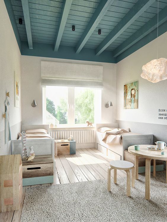 Een gedeelde kinderkamer Een gedeelde kinderkamer