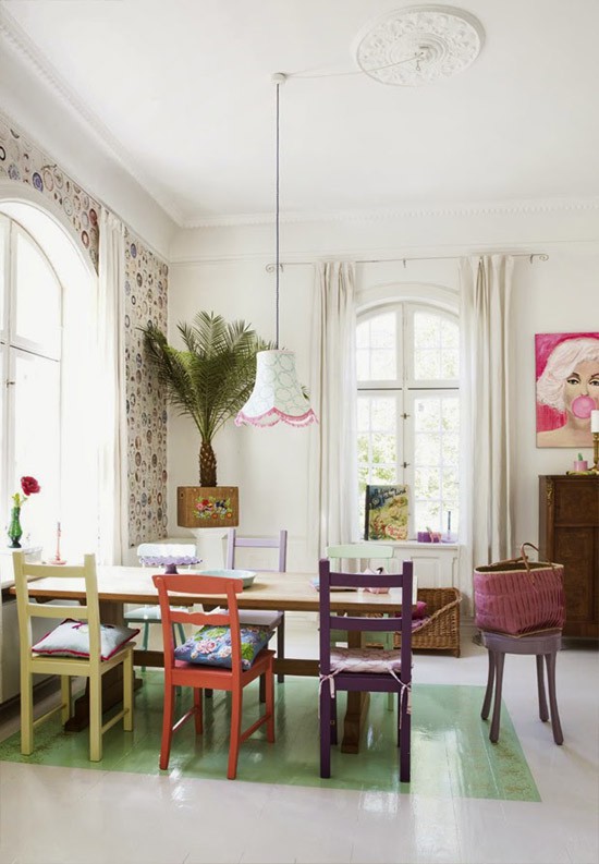 Een kleurrijk Deens villa