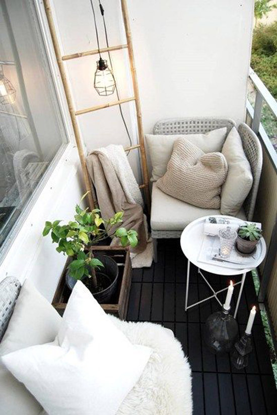 Een mini balkon