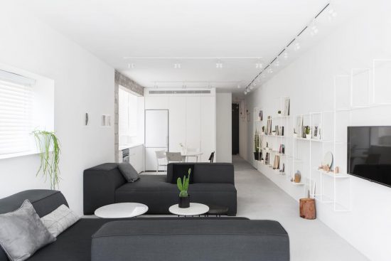 Een minimalistisch appartement