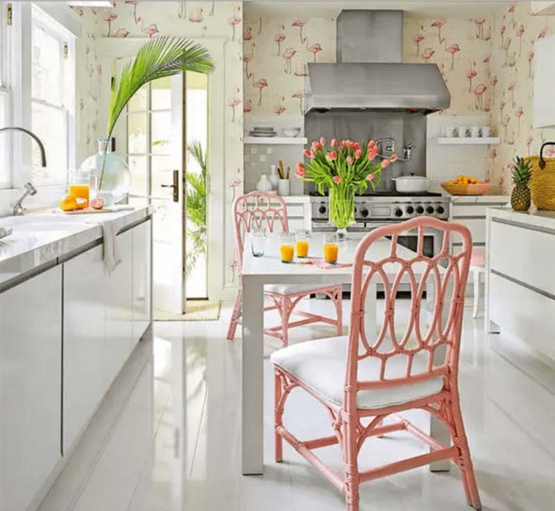 flamingo behang keuken flamingo behang keuken