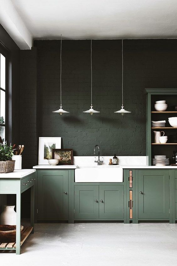 groen interieur groene keuken groen interieur groene keuken