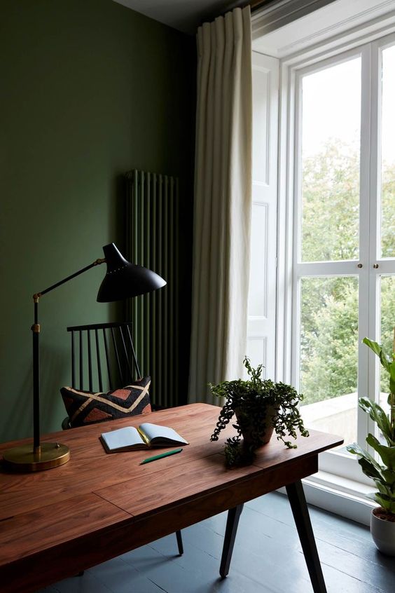 groen interieur groene muur groen interieur groene muur