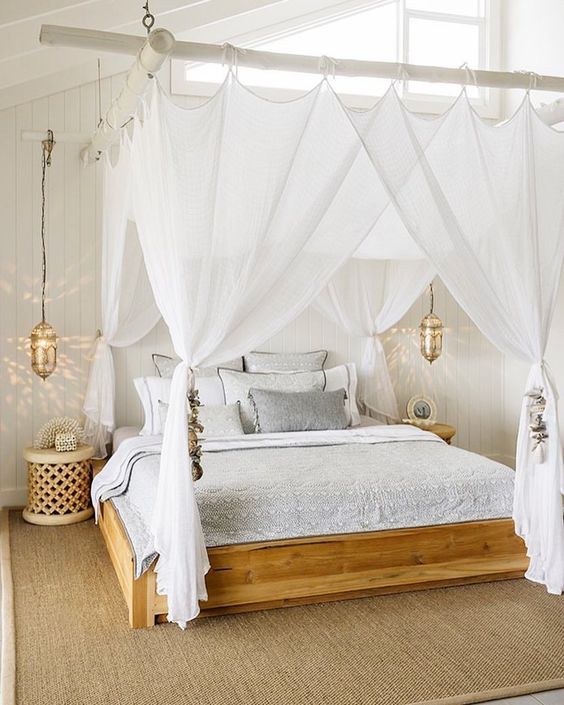Hemelbed gordijnen Hemelbed gordijnen