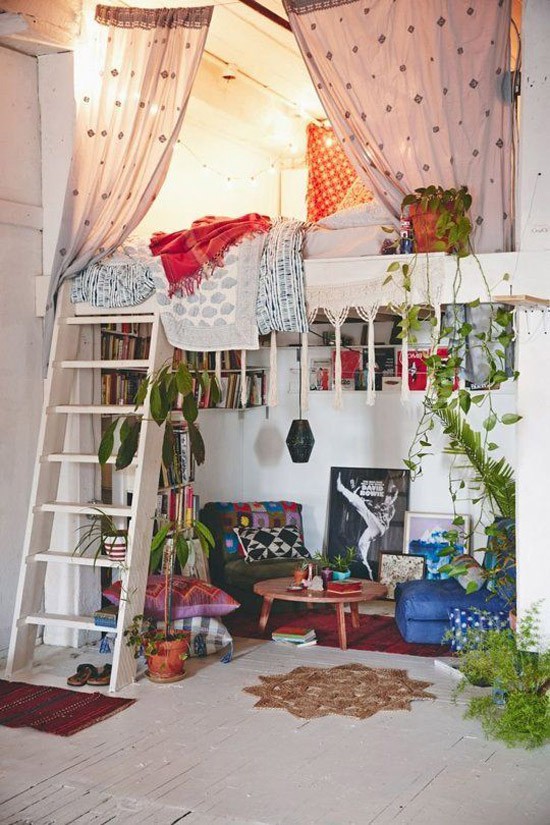 Hippie slaapkamers