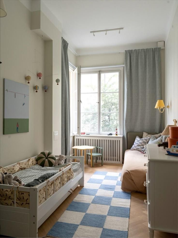 hoe bedden plaatsen gedeelde kinderkamer