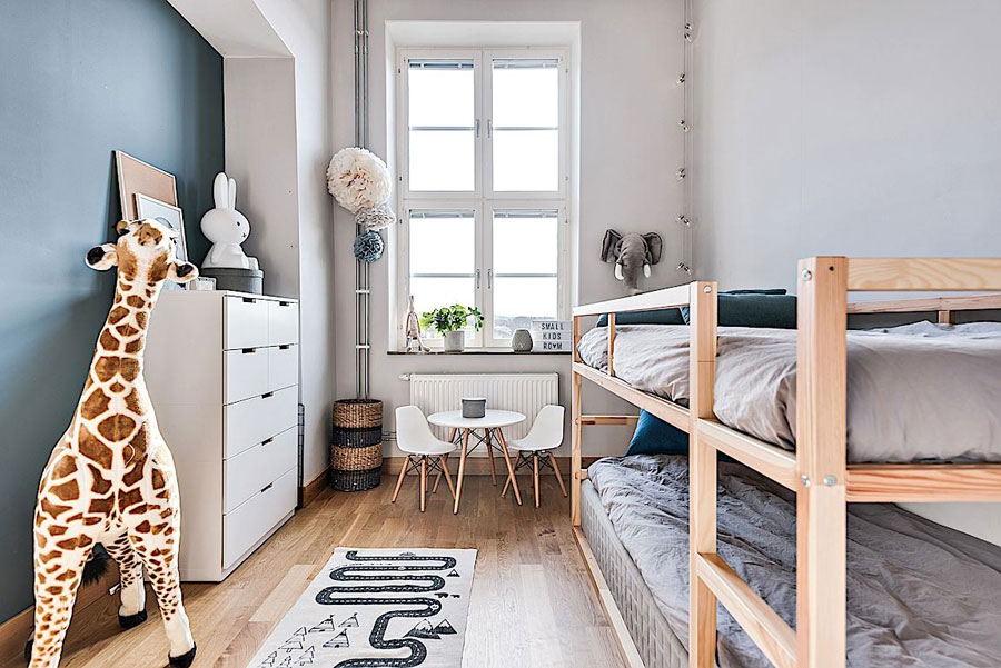 In dit appartement is een extra slaapkamer open een hele leuke manier gecreëerd! In dit appartement is een extra slaapkamer open een hele leuke manier gecreëerd!