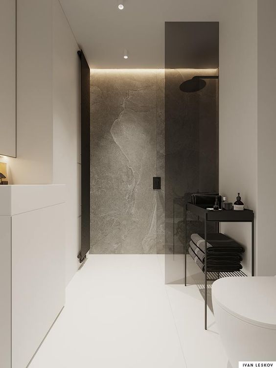 Inloopdouche in badkamer