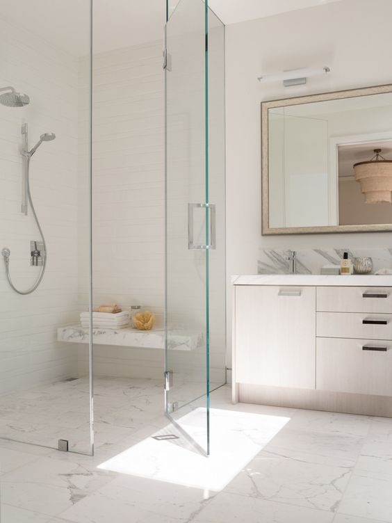 Inloopdouche in badkamer