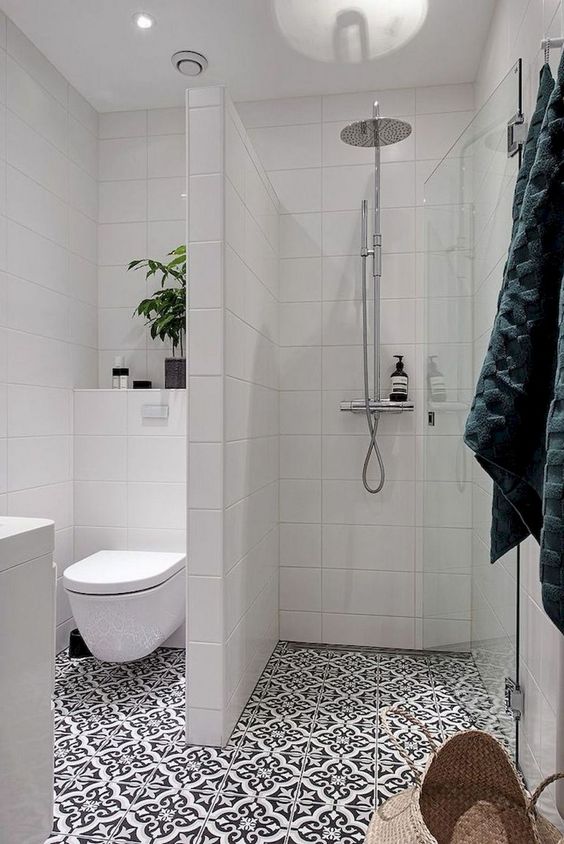 Inloopdouche in badkamer