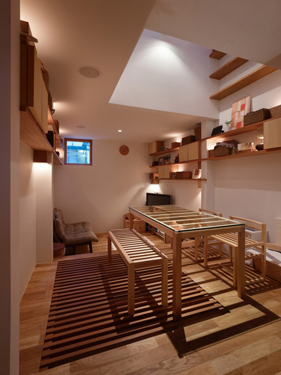 Een abstract huis in Japan