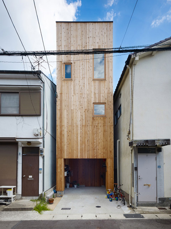 Een abstract huis in Japan
