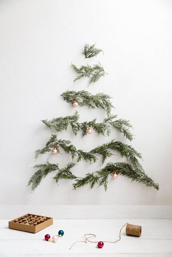 Kerstboom alternatief inspiratie