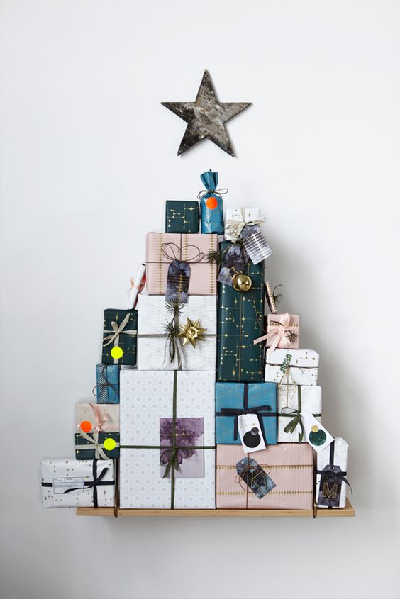 Kerstboom alternatief inspiratie