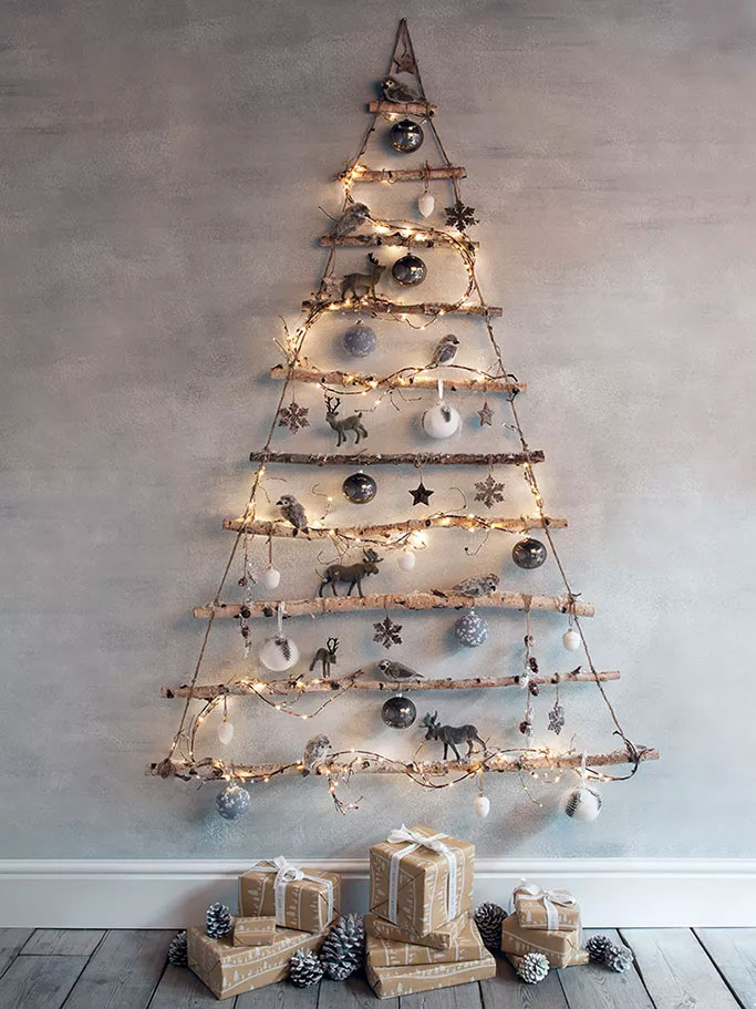 Kerstboom alternatief inspiratie