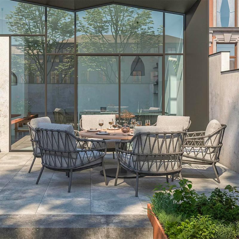 kleine tuin luxe meubels
