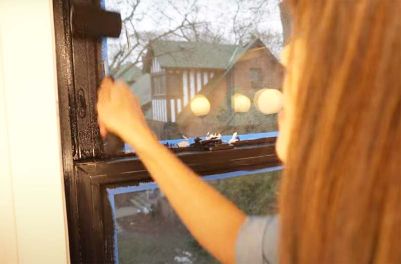 kozijnen zwart verven tweede verflaag kozijnen zwart verven tweede verflaag