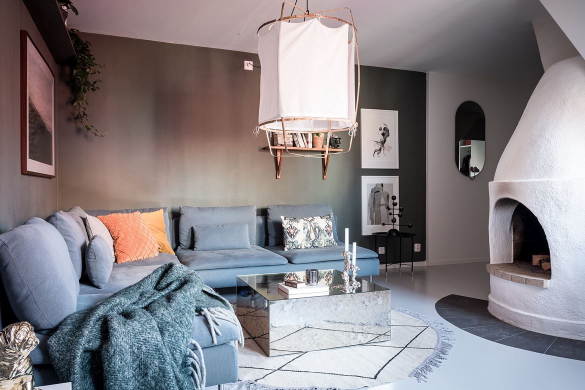 Leuke driehoekige woonkamer Leuke driehoekige woonkamer