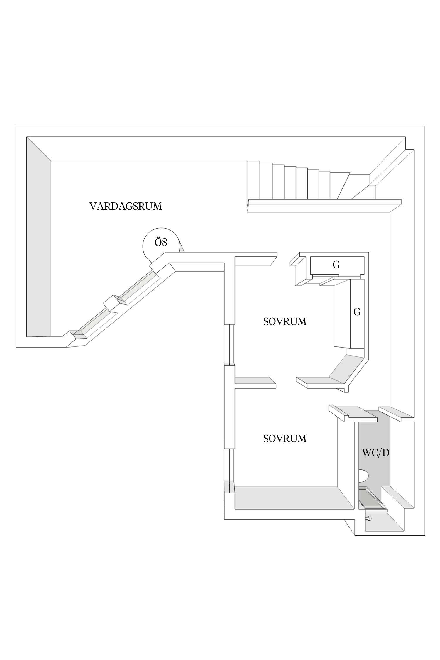 Leuke driehoekige woonkamer Leuke driehoekige woonkamer