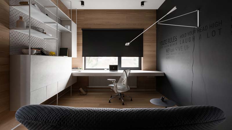 modern thuiskantoor flos 265 wandlamp