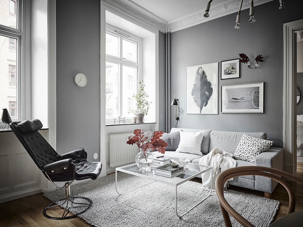 Mooi appartement met veel grijs Mooi appartement met veel grijs