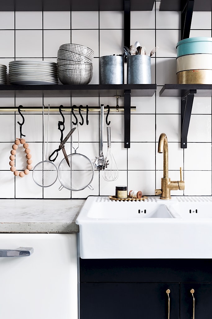 Scandinavisch appartement van Zweedse trouwfotograaf in een vintage industrieel tintje Scandinavisch appartement van Zweedse trouwfotograaf in een vintage industrieel tintje