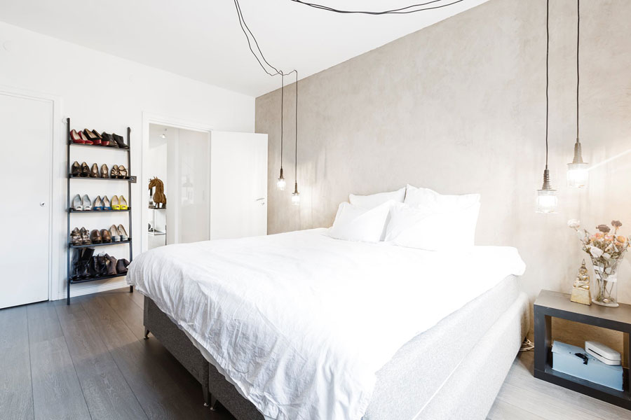 Stoere slaapkamer met een industrieel tintje Stoere slaapkamer met een industrieel tintje