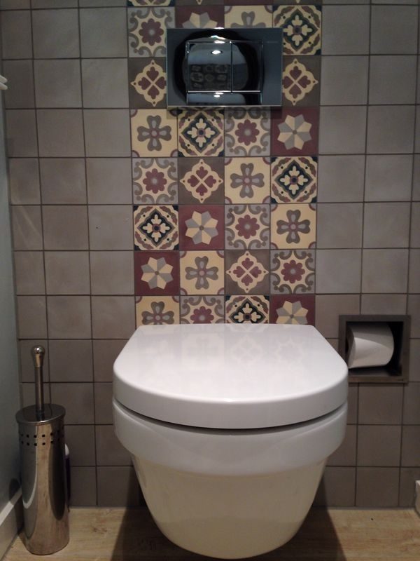 toilet inspiratie print tegels