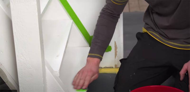 trap zwart verven ontvetten trap zwart verven ontvetten