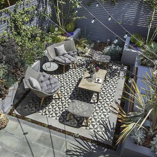 tuin idee versiering