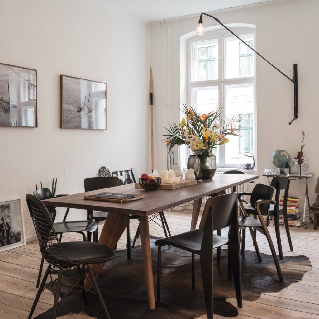wandlamp met warm vitra potence