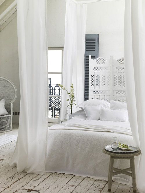 Een witte slaapkamer kan nooit misgaan!